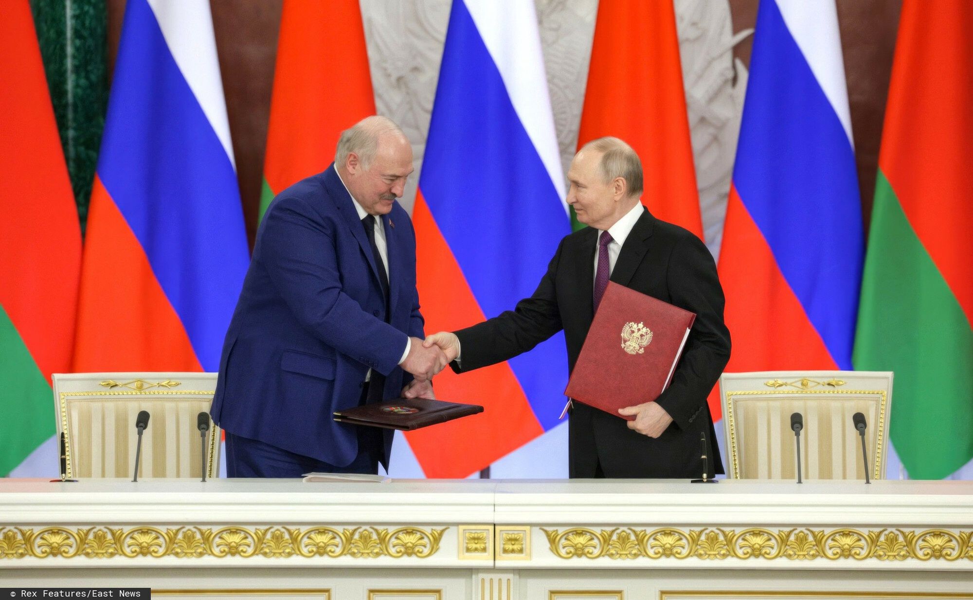 Alaksandr Łukaszenka i Władimir Putin