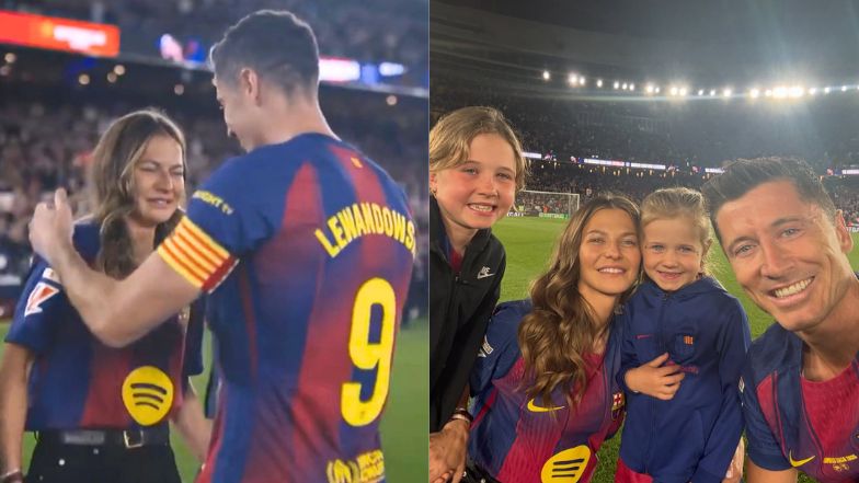 Zapłakana Anna Lewandowska rzuciła się w ramiona Roberta