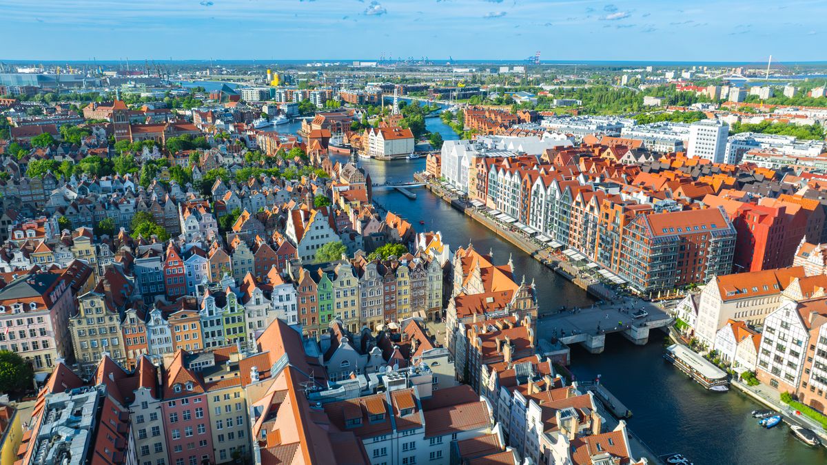 Gdańsk z lotu ptaka