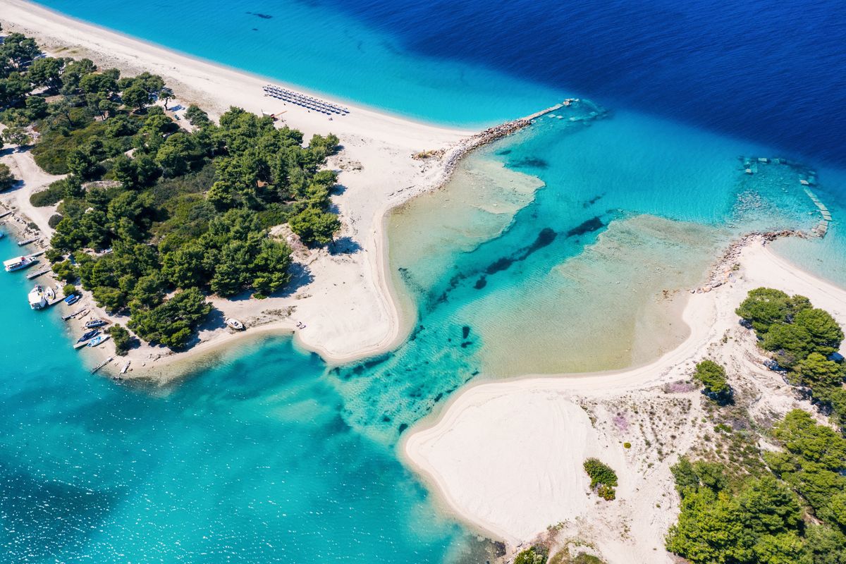 Wybrzeże Chalkidiki jest zaskakująco piękne