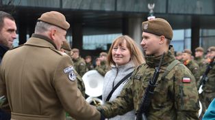 Kleszczów: Przysięga żołnierzy 9 Łódzkiej Brygady Obrony Terytorialnej