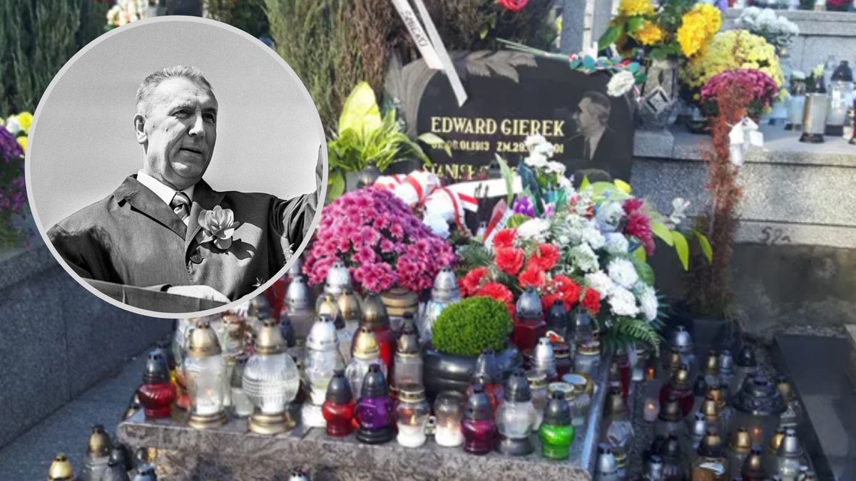 Grób Edwarda Gierka co roku tłumnie odwiedzają setki Polaków