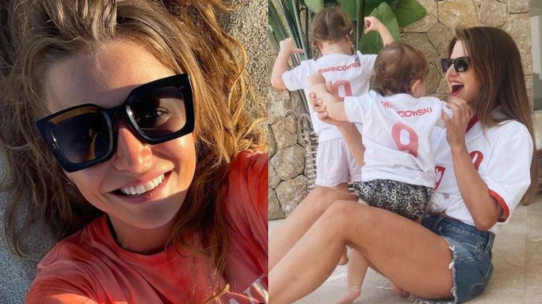 Anna Lewandowska pokazuje PÓŁ TWARZY Klary i Laury na zdjęciach z wakacji (FOTO)