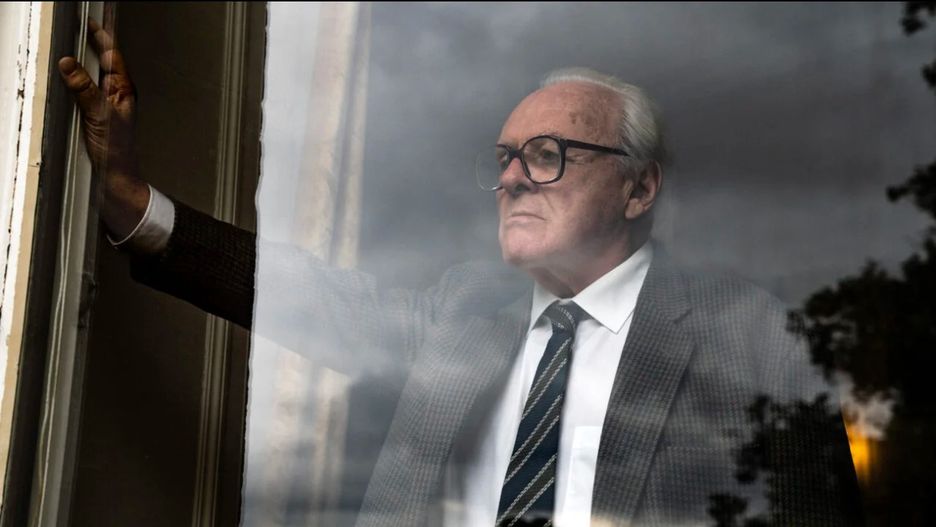 Anthony Hopkins na planie filmu "Jedno życie"