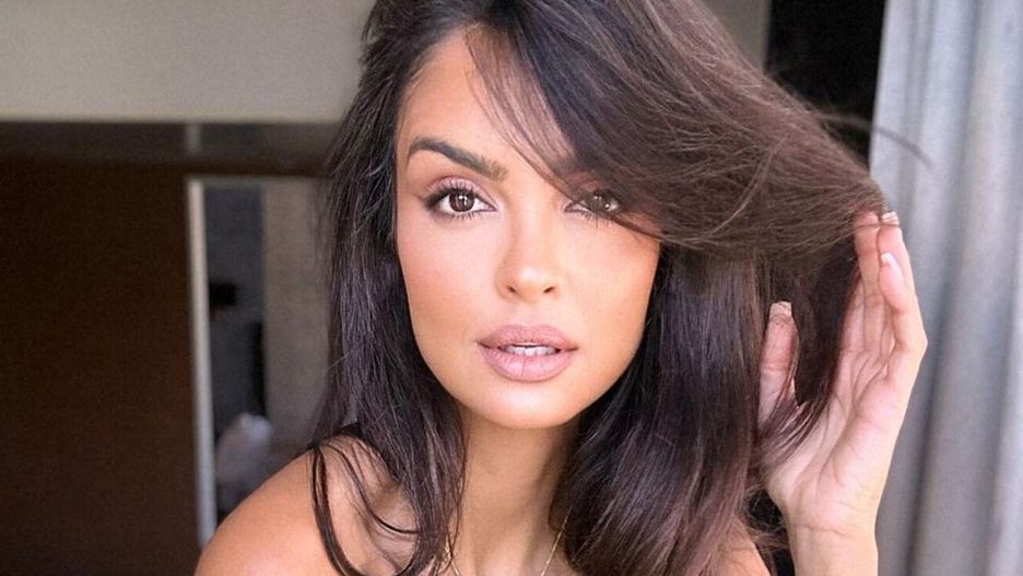 Klaudia El Dursi w romantycznej stylizacji na planie programu "Hotel Paradise"