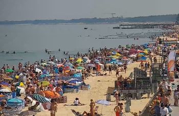 Była godz. 11:54. Ujęcie znad Morza Bałtyckiego