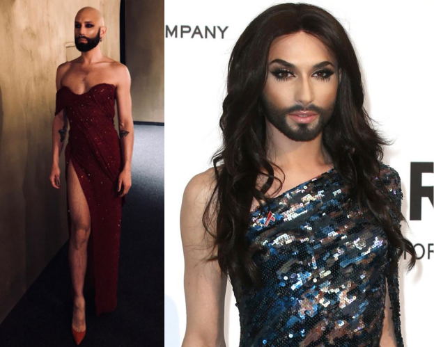 Conchita Wurst postanowiła zmienić fryzurę i… ogoliła się NA ŁYSO!