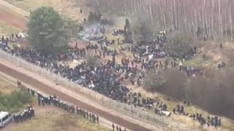 Tłum migrantów na granicy. Rzecznik rządu: może dojść do najtrudniejszej sytuacji
