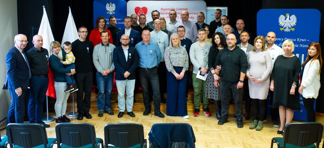 Słupsk: Uhonorowano zasłużonych dawców krwi