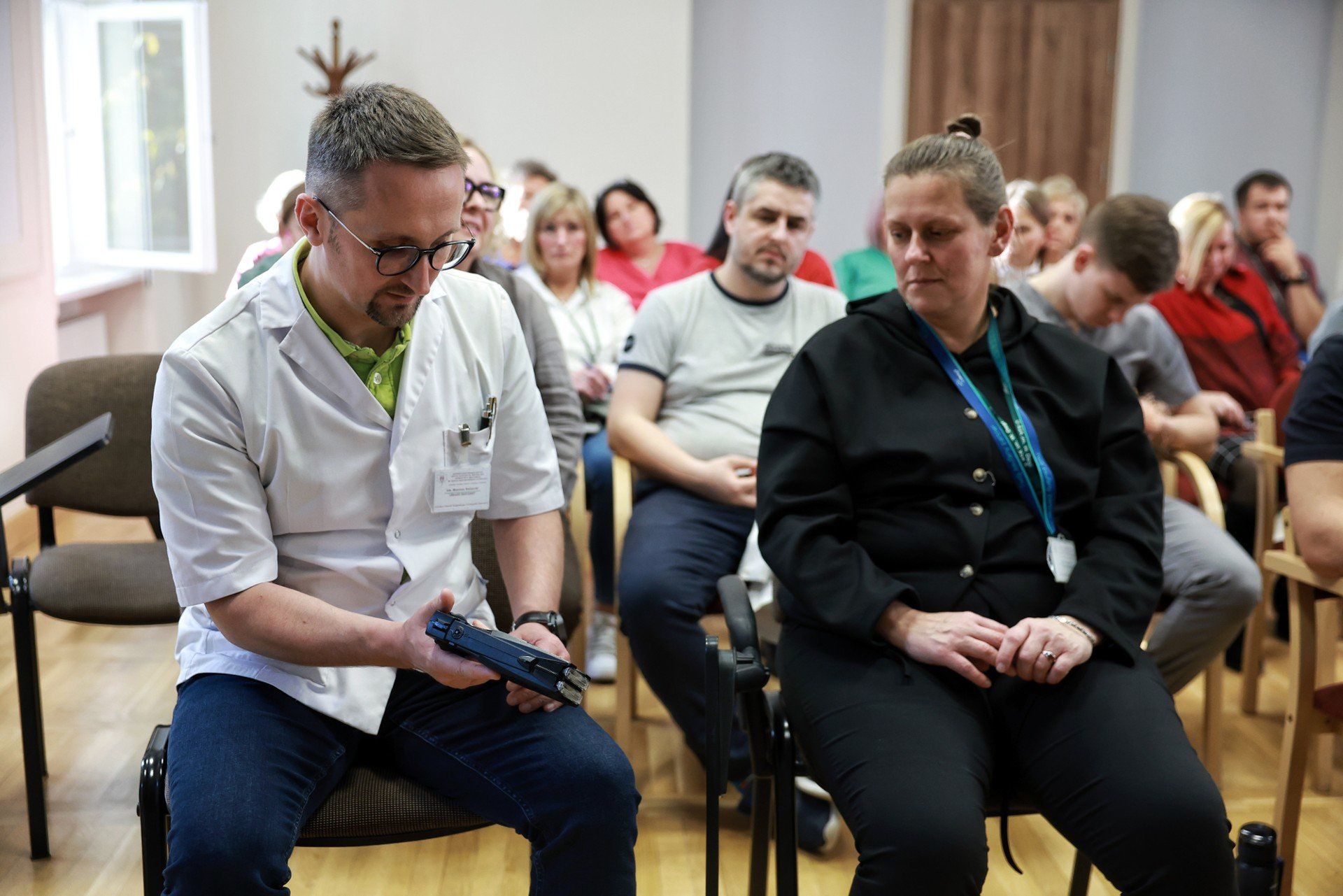 Szkolenie medyków w szpitalu W. Degi w Poznaniu