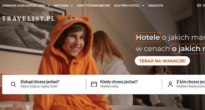 Na Travelist ważne dane za mało widoczne. Użytkownicy dostaną bon