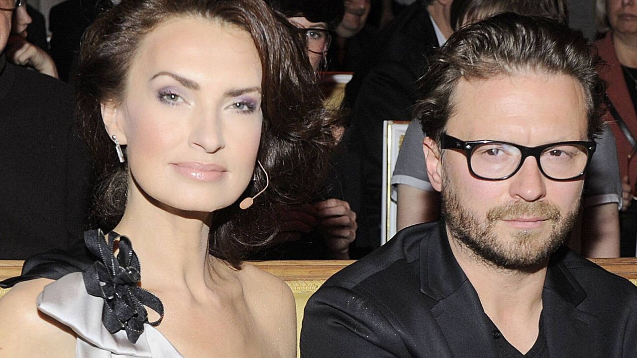 Agnieszka Maciąg z mężem