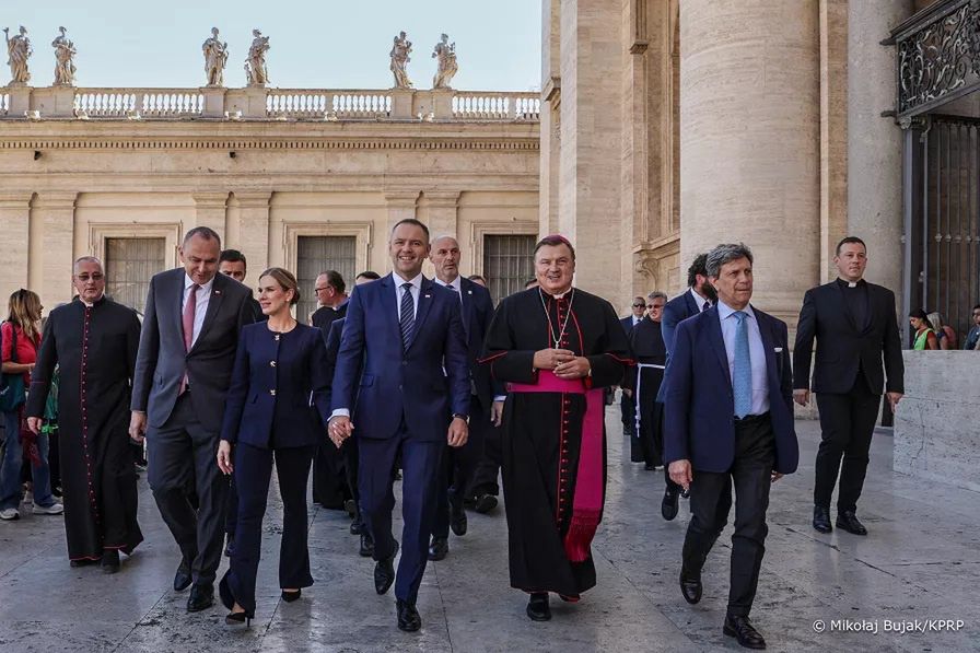 Marta i Karol Nawroccy we Włoszech