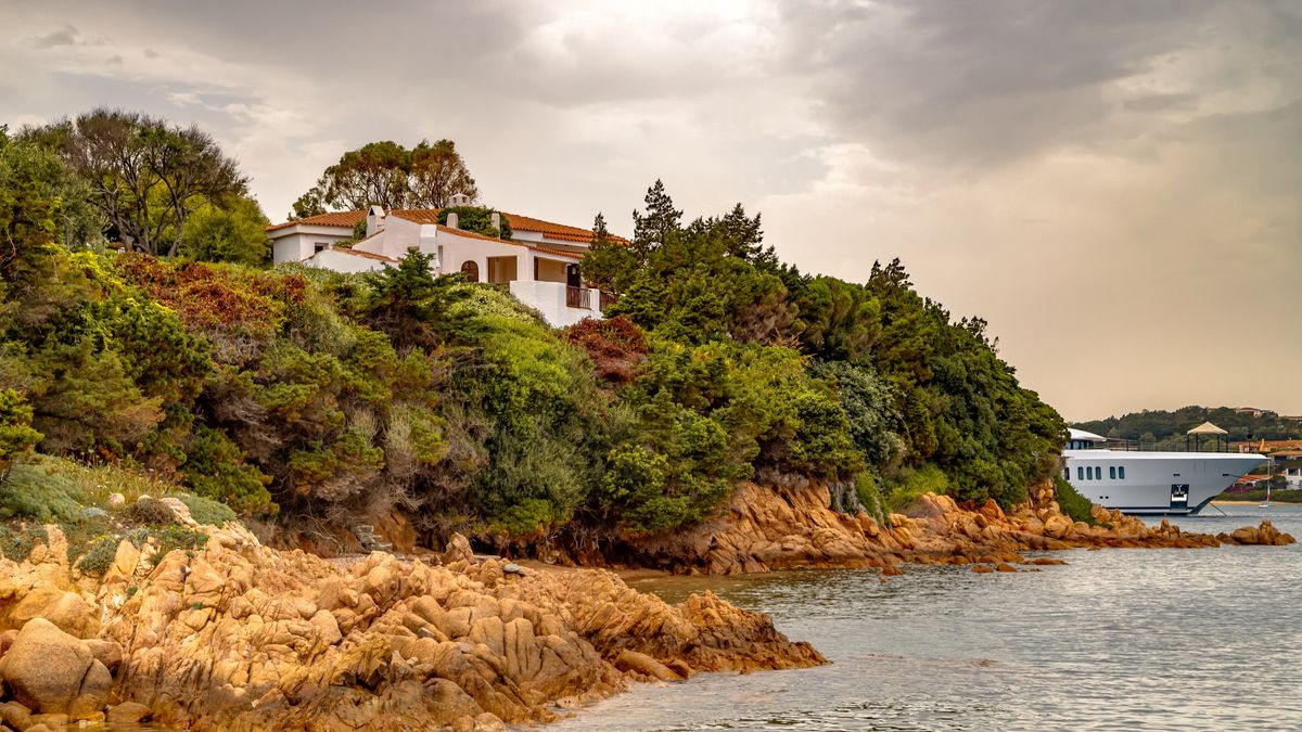 Na zdjęciu rezydencja na Sardynii