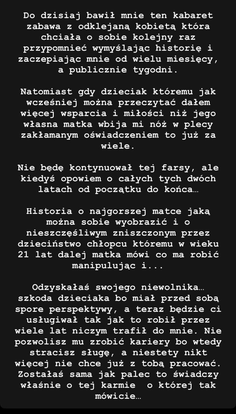 Bart Pniewski odpowiedział Allanowi Krupie