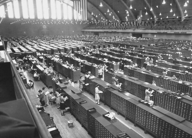 Archiwum odcisków palców FBI. USA, 1944.