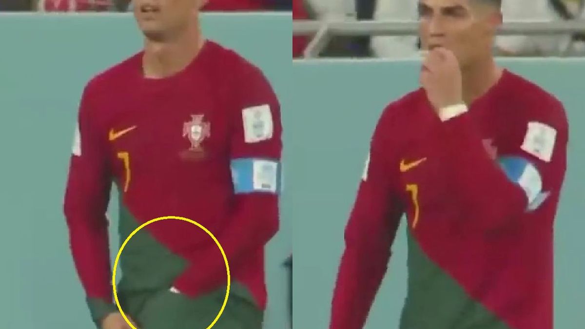 Nietypowe zachowanie Cristiano Ronaldo