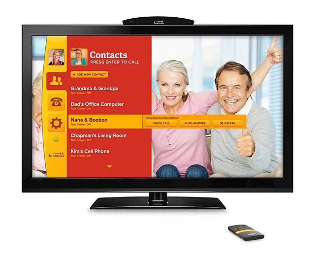 Telefon w TV, czyli ciekawe rozwiązanie Biscotti 2