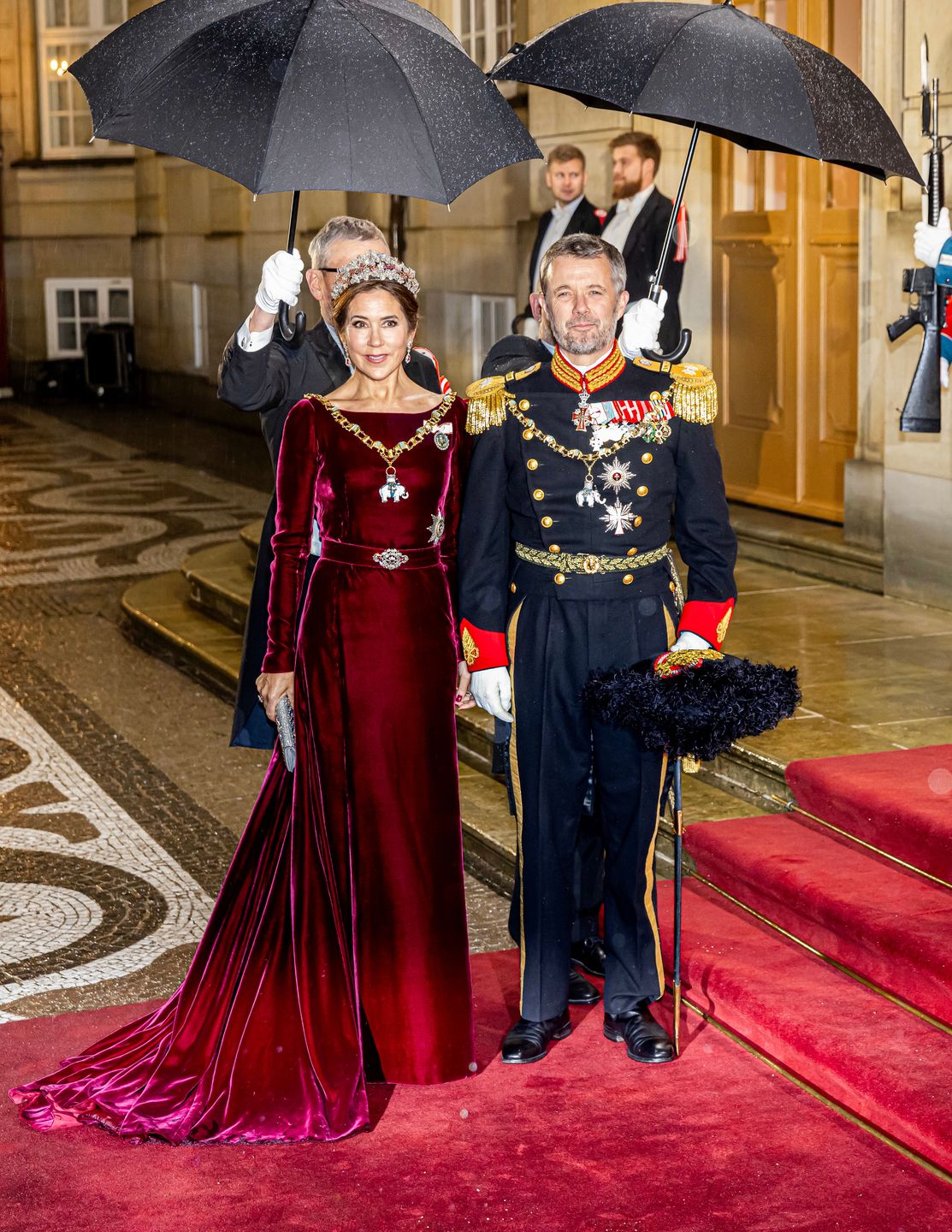 Przyjęcie noworoczne w Pałacu Amalienborg