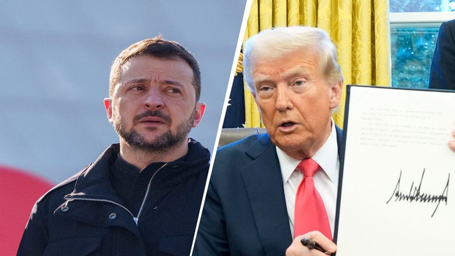 Wołodymyr Zełenski, Donald Trump