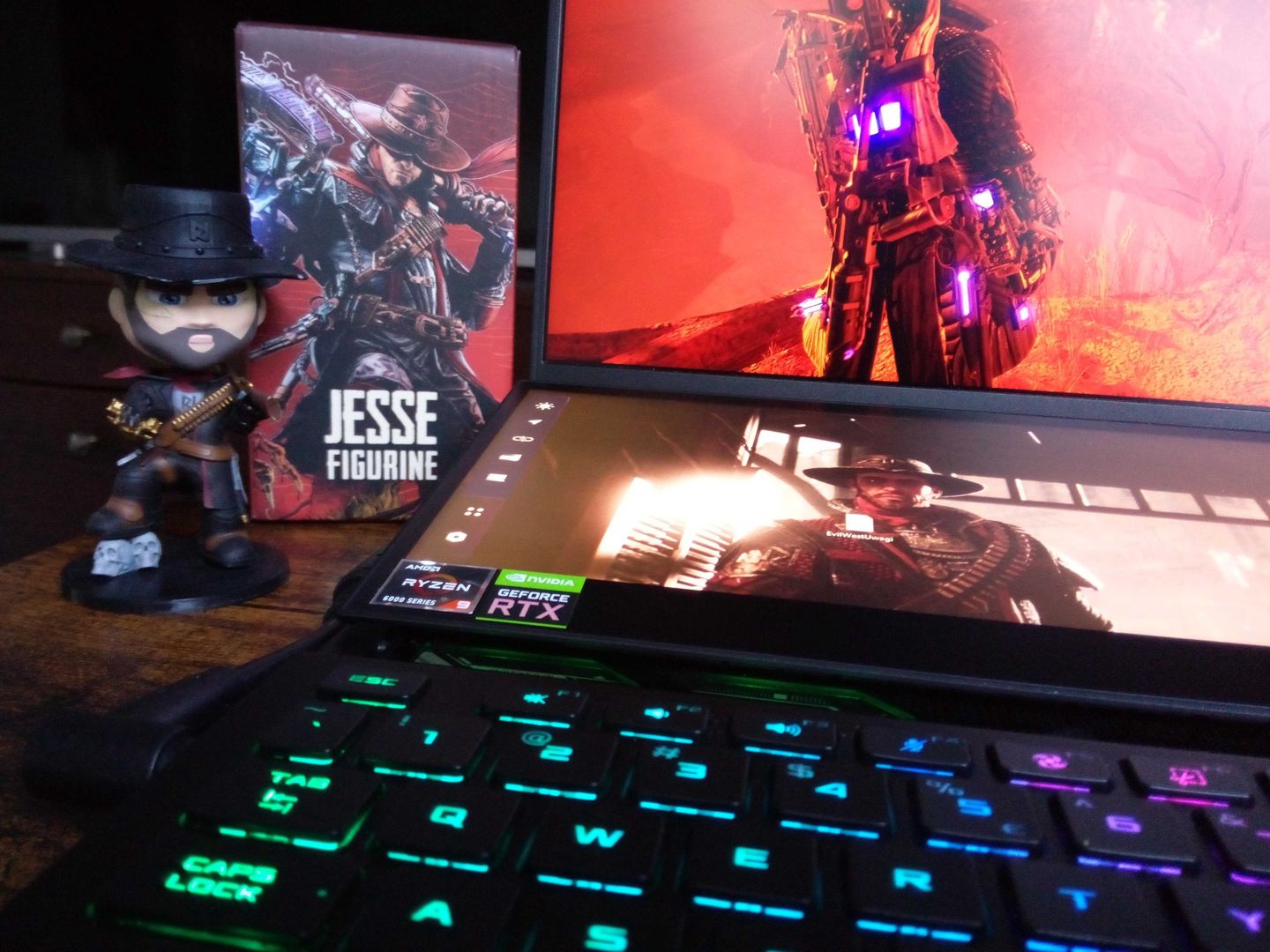 Test gry Evil West na laptopie ROG Zephyrus Duo 16 w ramach współpracy promocyjnej z ASUS