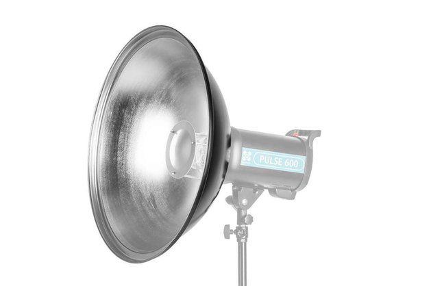 Srebrny beauty dish Quantuum 42 cm.