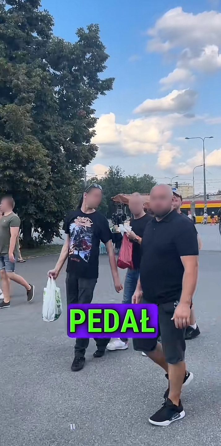 Mariusz Kozak zwyzywany na ulicy
