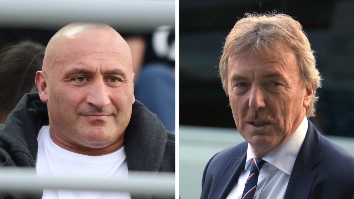 Na zdjęciu: Marcin Najman i Zbigniew Boniek