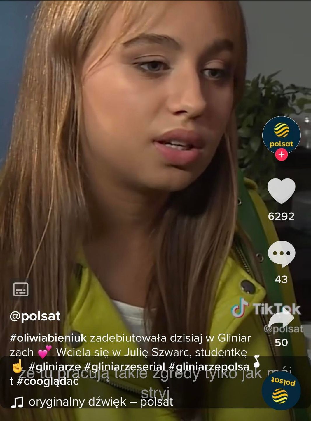 Oliwia Bieniuk zaliczyła DEBIUT w serialu