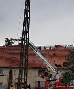 Burza wyrządziła spore szkody. Złamane drzewa, zniszczone dachy na Dolnym Śląsku