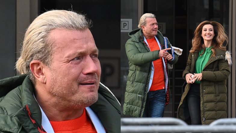 Jarosław Jakimowicz i UCHACHANA Agnieszka Oszczyk piją kawę