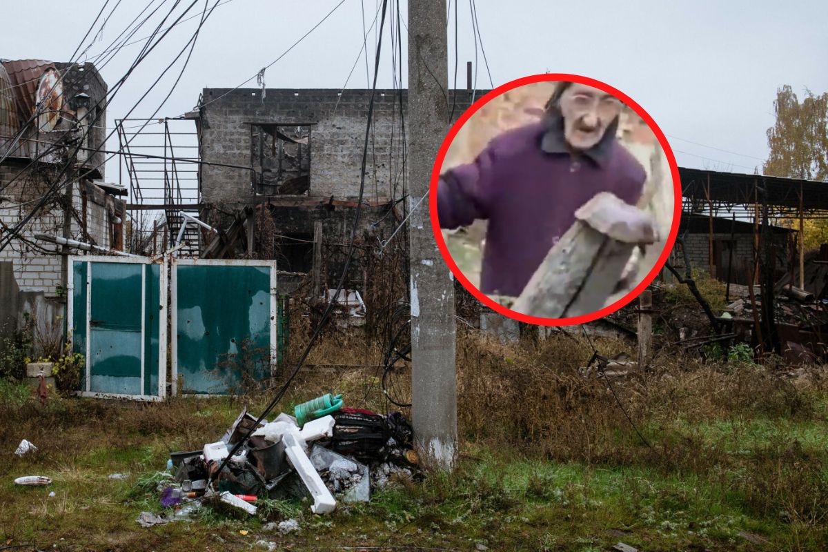Uratowali ją przed rosyjskim ostrzałem. "Biegnij babciu, biegnij!"