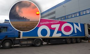 W Rosji płoną magazyny Ozon. Centrum logistyczne giganta poważnie uszkodzone