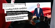 Światowe media o debacie w TVP: "farsa". Zauważyli nieobecność Kaczyńskiego