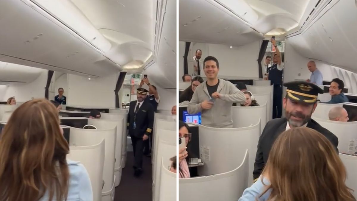 Pilot oświadczył się swojej partnerce w trakcie lotu