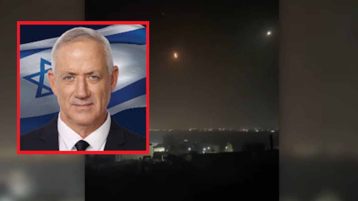 Minister gabinetu wojennego odpowiada na atak Iranu.