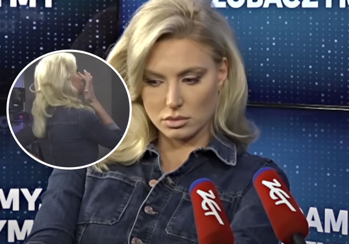 Karolina Pajączkowska przerwała na moment wywiad w Radio Zet