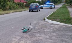 Groźny wypadek. Dwulatek uciekł babci