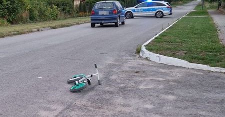 Groźny wypadek. Dwulatek uciekł babci