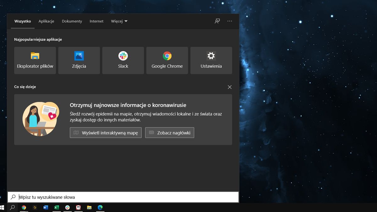 W Windows 10 pojawił się nowy baner, fot. Oskar Ziomek