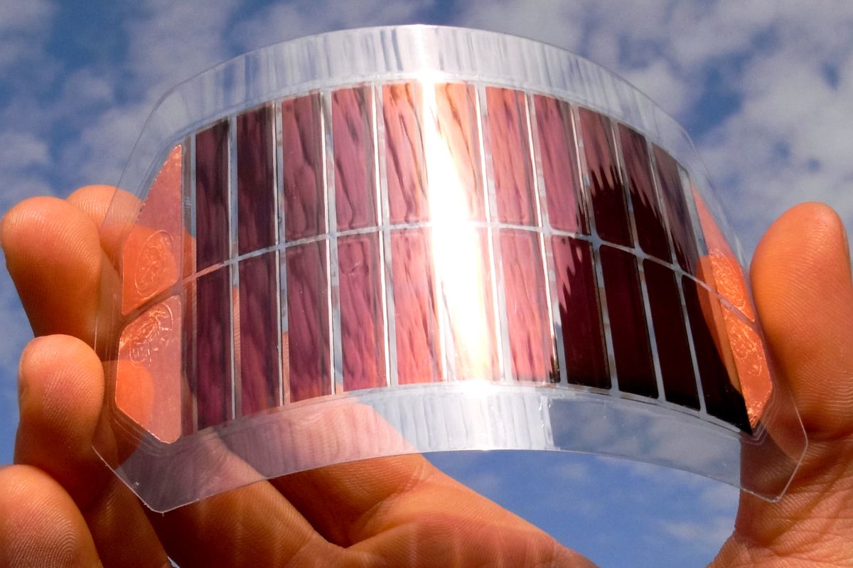 A solar cell boasts record efficiency