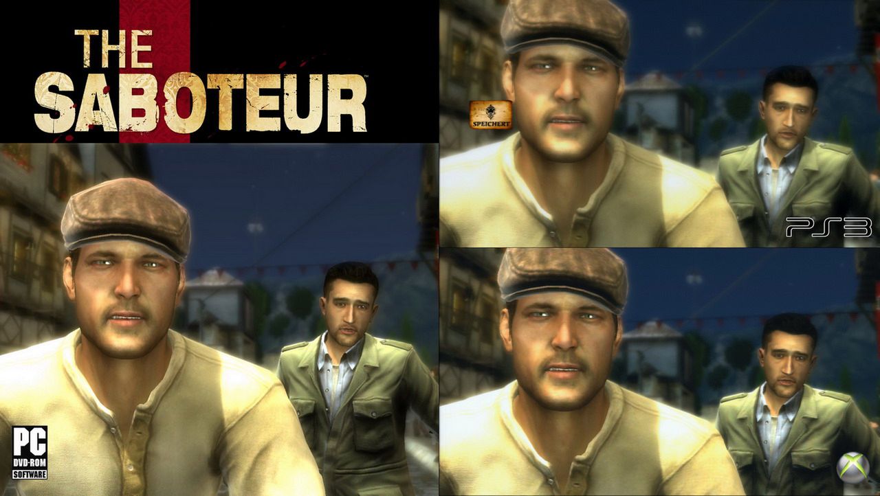 Saboteur - porównanie wersji PC, X360 i PS3 4
