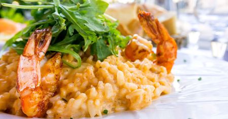 Risotto z krewetkami – kremowe i aromatyczne