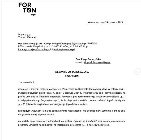 Post Tomasza Kammela