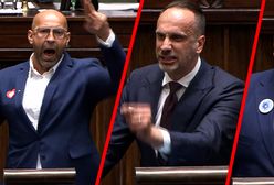 Awantura o miecz dla ojca Rydzyka. "Oddaj kasę!". Na mównicy w Sejmie Sasin i Kowalski