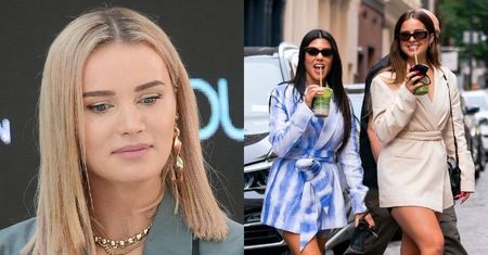 Zagraniczni internauci krytykują Kourtney Kardashian w marynarce od Maffashion: "Myślałam, że ma na sobie SZLAFROK"