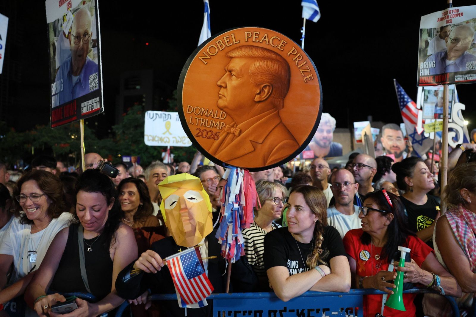 Pół miliona Izraelczyków dziękuje Trumpowi. "To koniec koszmaru"