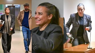 Anna Mucha i Jakub Wons stawili się w sądzie na kolejnej rozprawie przeciwko Paulinie Smaszcz (ZDJĘCIA)