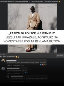 Wiecznie żywy rasizm polski pod postem CCC: „Murzyna słoneczko chyba złapało”