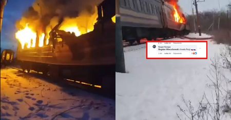 Polak pochwalił ataki Rosji na pociągi. PKP reaguje